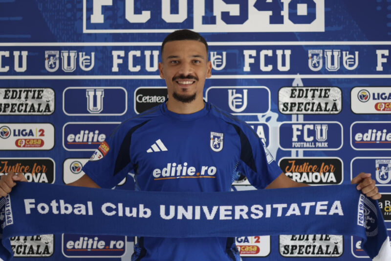 OFICIAL: FC Universitatea Craiova a semnat cu un nou fundaș de la un club rival pentru a întări apărarea…